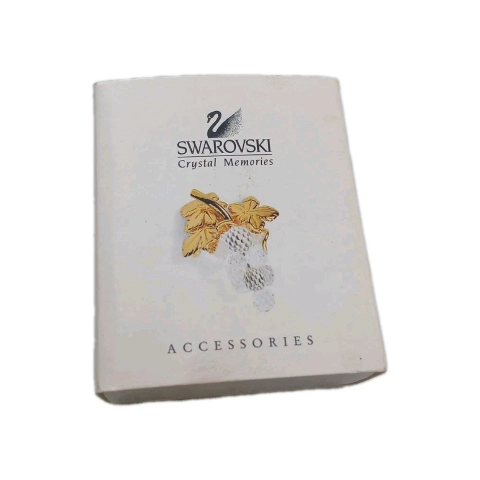 SWAROVSKI CRISTAL FLOR UVA VID EN CAJA Y REGALO 🎁 LISTO HECHO EN AUSTRIA Foto 2 de 4