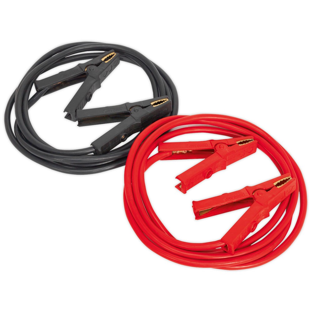 Sealey Heavy-Duty Booster Cables 40mm² x 5mtr CCA 600Amp