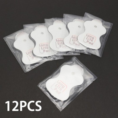 12 PCS Snap on Electrode Pads Electrotherapy Long Life Pad for Omron Massagers
