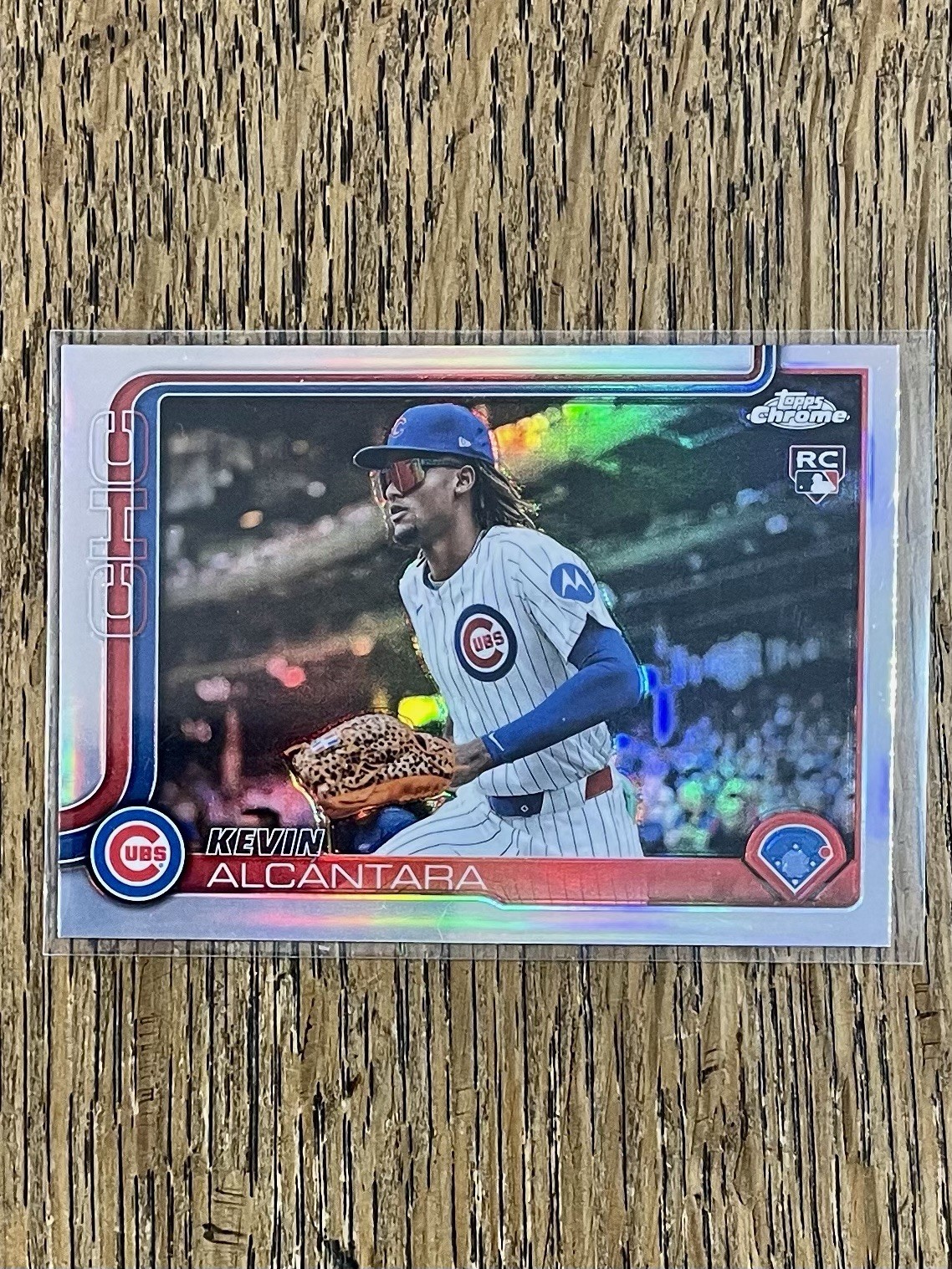 2025 Topps Chrome Kevin Alcantara Image Variation RC SP Card#173
