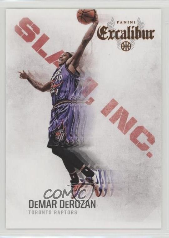 2014-15 Panini Excalibur Slam Inc DeMar DeRozan #5 02v3
