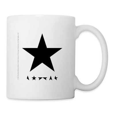 David Bowie Blackstar Album Cover Coffee/Tea Mug, One Size, white