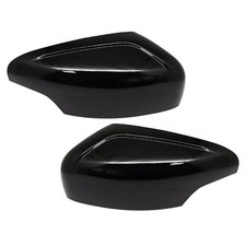 1 Paar Glanz Schwarz Spiegelkappen Außenspiegel Gehäuse Für Volvo XC60 2009-2013