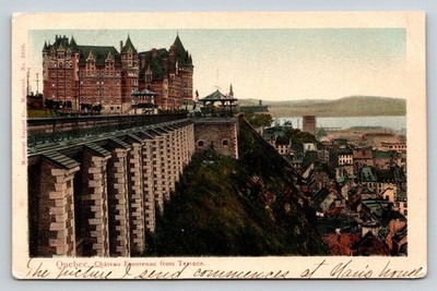 1905 Quebec Château Frontenac Dufferin Terrace Montreal Import Co Postcard