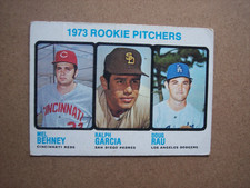 1973 Topps baseball Doug Rau Rookie High Number card #602 Worn-Fair. rookie card picture