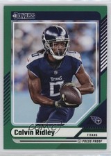 2024 Panini Donruss Green Press Proof Calvin Ridley #7 1n9e