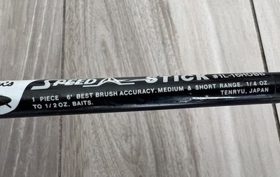 Vintage Lew's Speed Stick #1L-16HOBB Baitcasting Fishing Rod Made