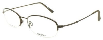Flexon H6030 032 Men's Glasses Frames Half-rim Stone Gray 52-19-145 Titanium