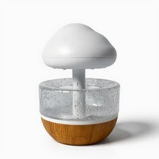 Mushroom Rain Cloud Humidifier & Essential Oil Diffuser – 7 Color LED