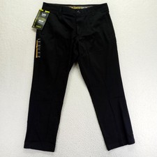 Lee Performance Extreme Comfort MVP Men Black Relaxed Straight Leg Pants 34x29