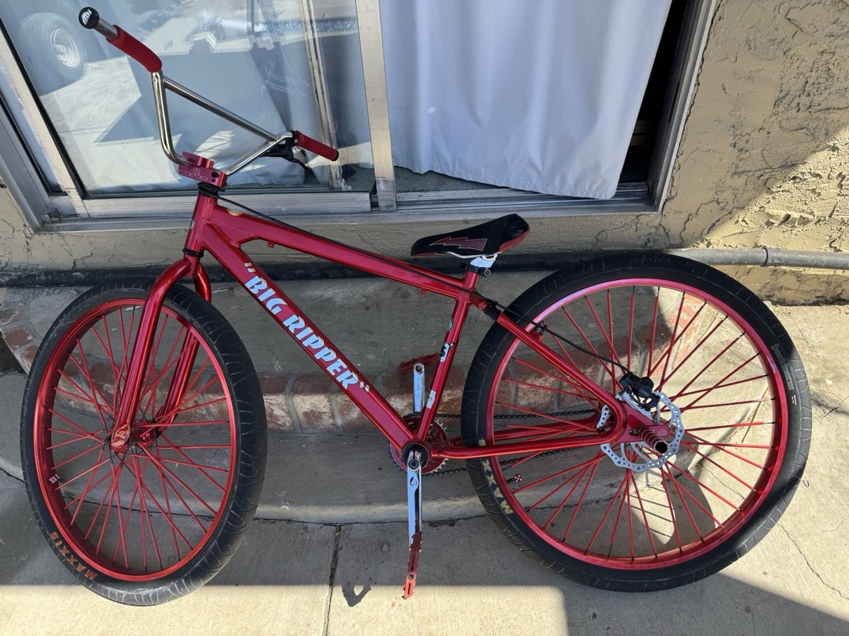 Big Ripper Red Bike Red Big Ripper 2023 SE Bikes Big Ripper 29 BMX