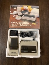 Vintage Baby Monitor Realistic FM Cordless Room Monitor 43-202 Radio Shack