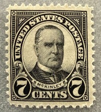 United States Postage Stamp - 7 Cents, William McKinley