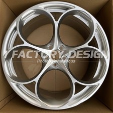 1pc Custom For Alfa Romeo Stelvio Hyper Silver Full Forged Wheels Rims 1pc Custom For Alfa Romeo Stelvio Hyper Silver Full Forged Wheels Rims