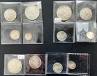 1965 Canada 80% Silver Coins From 3 Mint Sets, 3 Dollars 50 25 10 Cents No Res