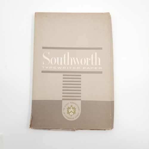 Southworth Typewriter Paper 402DF Regular Finish Plain 8.5" x 13" - 87 Sheets