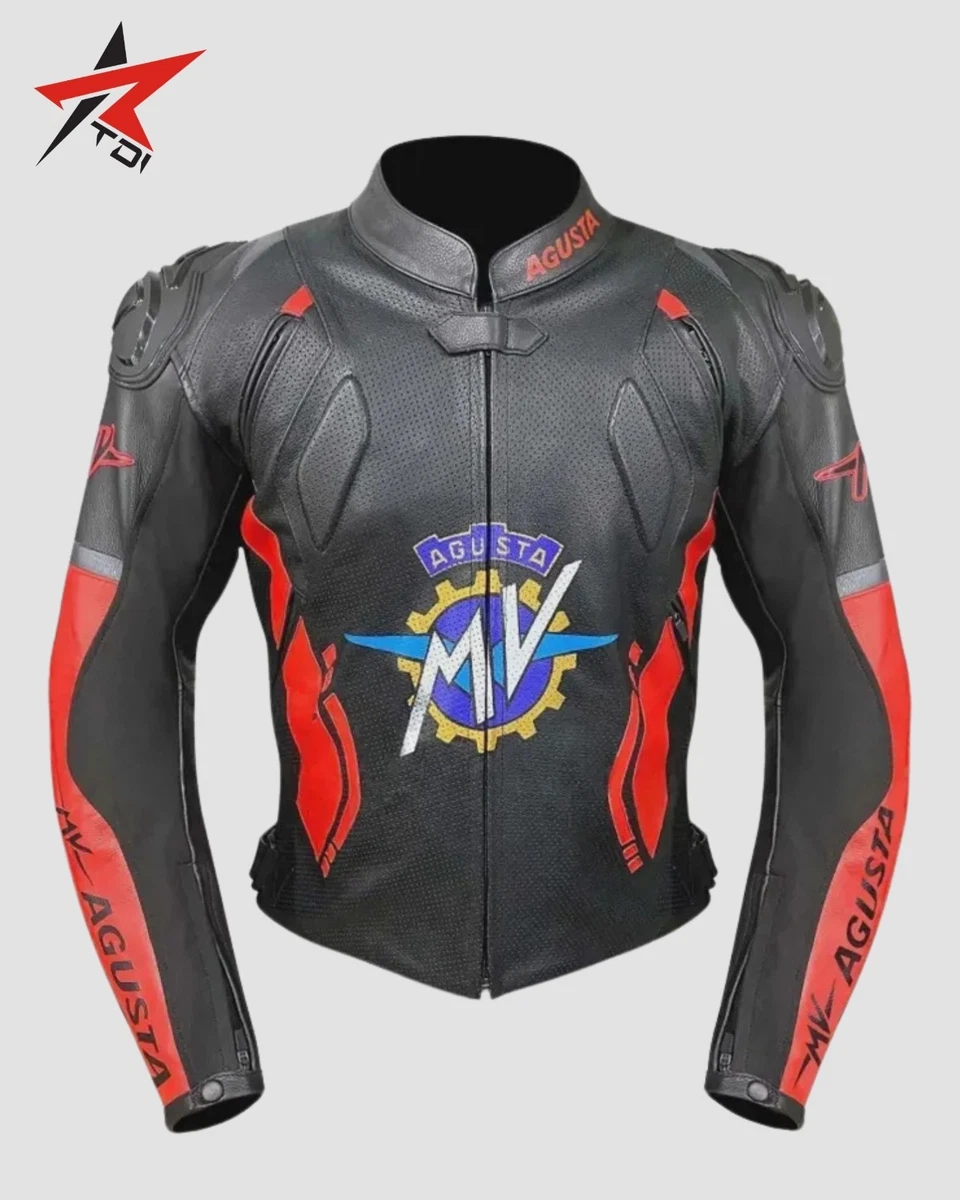 MV AGUSTA アグスタ/SPYKE SR1 ライディングレザージャケット Leather MV Agusta Motorcycle Jackets for sale | eBay