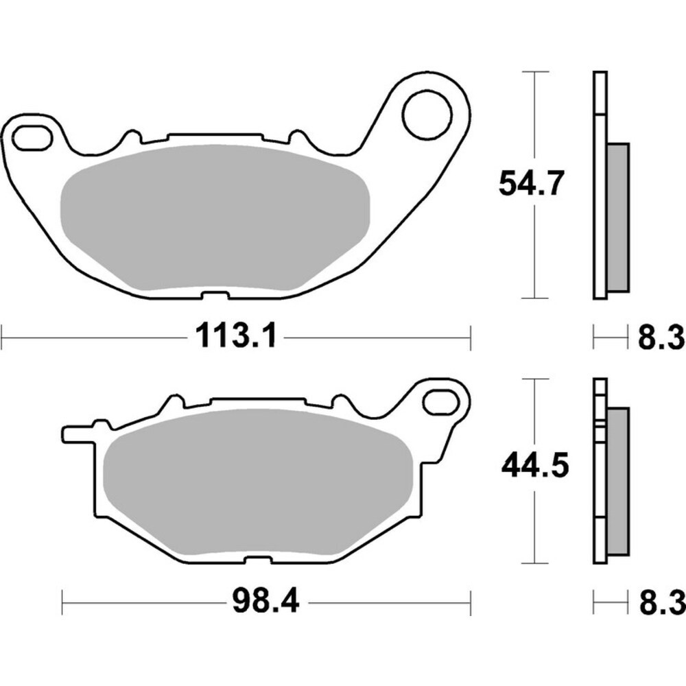 Free Shipping Brembo Sintered Brake Pads 07YA52SA For Motorcycle