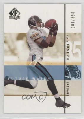 2001 SP Authentic Future Watch Gold 68/100 Elvis Joseph #176 Rookie RC 0af