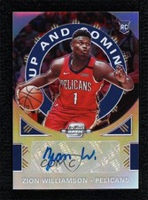 2019-20 Panini Contenders Optic Up and Coming 22/35 Zion Williamson Auto 0el