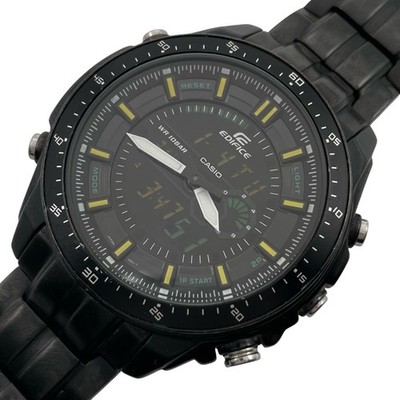 CASIO EDIFICE EFA-132BKJ-1AJF Black Watch Wrist 17.5cm From Japan