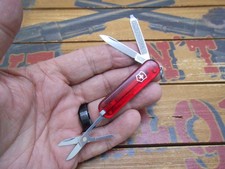 Victorinox Classic SD Swiss Army Knife 58mm Ruby Translucent