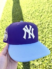 New Era 59Fifty Hat Yankees 1977 ASG Purple Fitted Cap 7 1/4