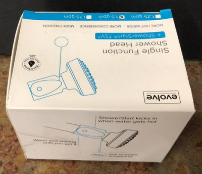 evolve Single Function Showerhead + Shower Start TSV3 EV3014-CP150-SB NEW B8
