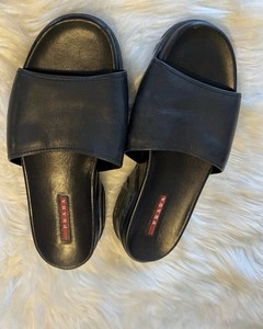 Sandals  size 7, authentic PRADA, genuine leather of high quality