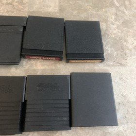 Video Game Lot 1980s Atari 2600 Colecovision Moon Patrol Super Cobra River Raid+