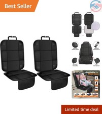 2 Pack Car Seat Protector for Child Car Seat, Waterproof Padded Cover