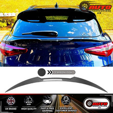 Alfa Romeo Stelvio Heck Mitte Flügel Kofferraum Spoiler Lippe Body Kit Kohlefaser 2017+
