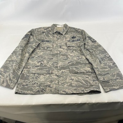 US Air Force Jacke Grau Pixel Camouflage Digital Tiger Stripe BDU Medium 40R