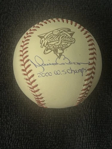 MARIANO RIVERA SIGNED AUTOGRAPHED 00 WS CHAMPS 2000 WS BASEBALL JSA COA YANKEES