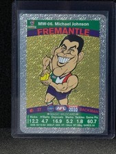 2010 AFL TEAMCOACH MAGIC WILDCARD - MICHAEL JOHNSON FREMANTLE DOCKERS - MW06