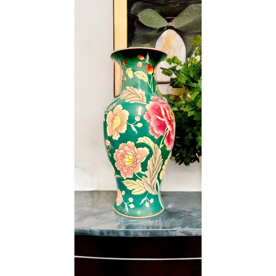 Jarrón floral vintage JC Penney Classic Traditions Foto 2 de 4