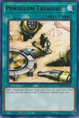 Yugioh! Pendulum Treasure - MP22-EN165 - Rare - 1st Edition Near Mint, English