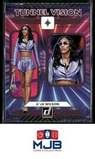 2025 Donruss WNBA A'ja Wilson Tunnel Vision Press Proof #13 Las Vegas Aces