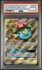 2019 POKEMON SM BLACK STAR PROMO #SM229 FULL ART/VENUSAUR & SNIVY GX PSA 10