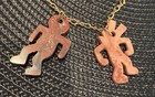 Keith Haring Rare Semi- Precious Stone Beads-  Barking Dog & Dancer — photo 1
