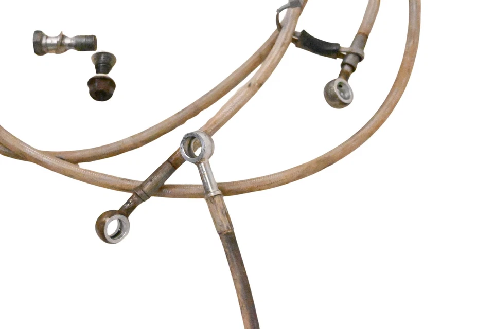 06 Honda TRX450ER Front & Rear Brake Lines Aftermarket - Image 2 of 3