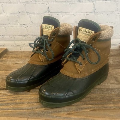 B.A. Sport Badger Duck Hunter Boots Weatherproof Insulated Women's Size 8