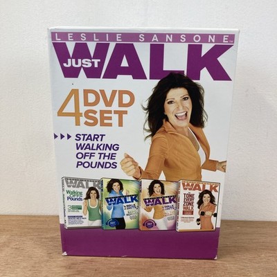 RARE set - Leslie Sansone Just Walk 4 DVD Set