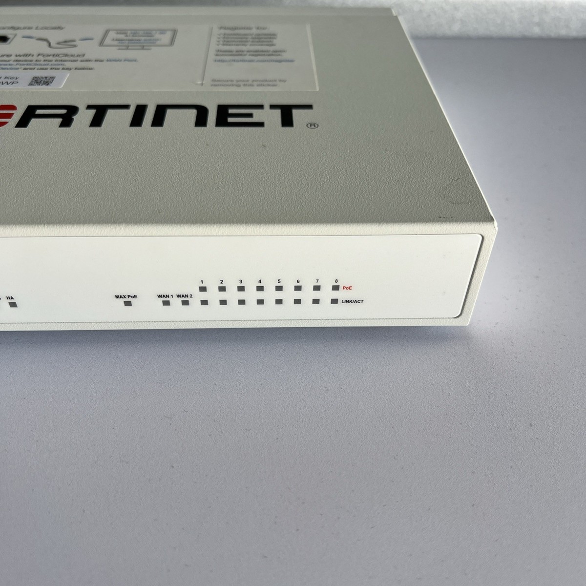 Fortinet Fortigate FG-60E POE Network Security Firewall without AC