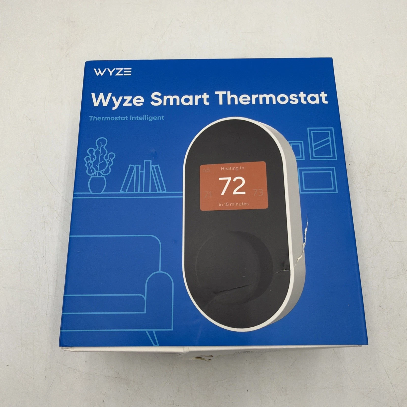 Wyze Smart Thermostat WiFi Heating & Cooling App Control Alexa Google Open Box