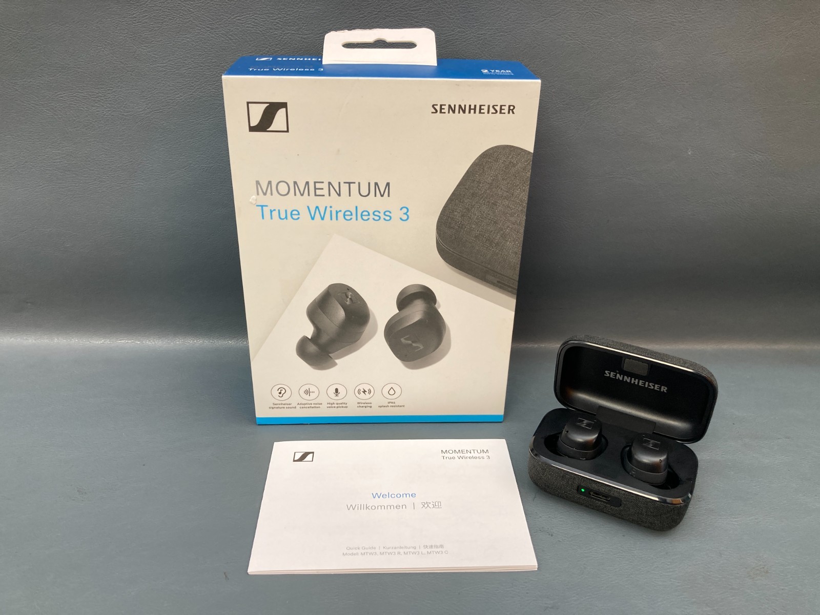 Sennheiser Momentum True Wireless 3 Wireless EarBud Headphones (Graphite) TESTED