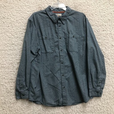 Magellan Button Up Shirt Extra Large Adult Gray Loose Fit Mag Wick Hunt Mens XL
