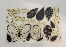 The Stamps of Life Butterfly2Build Stamp Set EUC