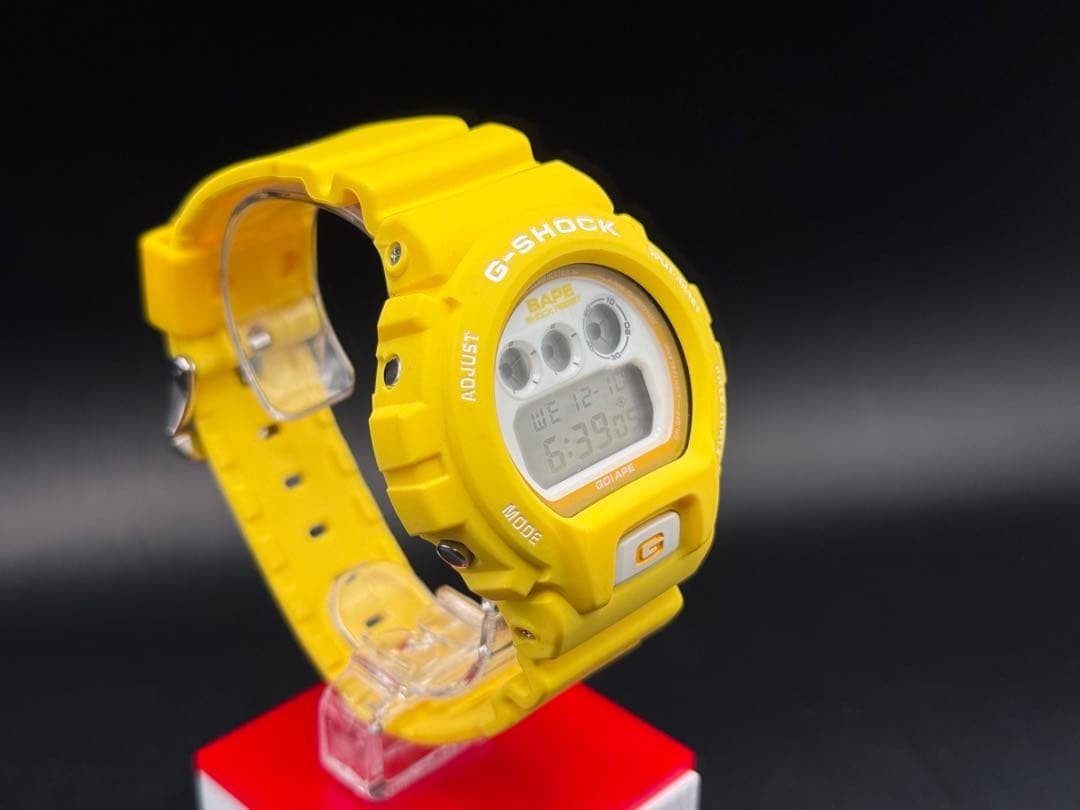 CASIO G-SHOCK BAPE DW-6900 Limited 1000 Rare Yellow thumbnail 4