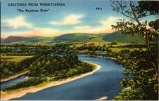 State Of Pennsylvania PA : PANORAMIC SCENE d/24 BE5430